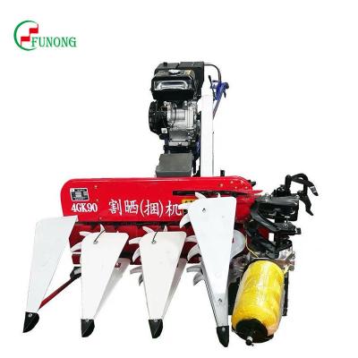 China Rice and Wheat Straw Crops Export Best Sellers Single Operation Wheat Rice Harvesting Baler Straw Crop Cutting and Packing Machine for sale