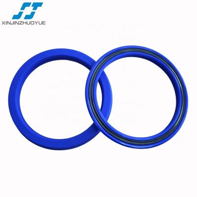 China Performance SJ Hydraulic Seal Rod Seal With Double Lip Blue Rubber Seal for sale