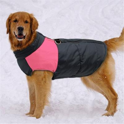 China Designer Personalize Custom Luxury Brand Ropa De Perro Large Winter Dog Coat Viable Orange Waterproof Pet Clothes Stripper Dog Jackets for sale