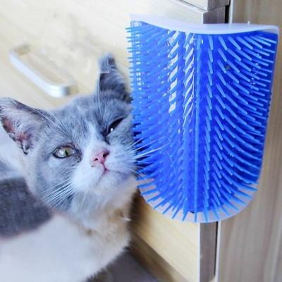 China High Quality Safety Viable Cat Wall Corner Tickle Massage Sweep Cat Scratch Board Grooming Pet Toys for sale