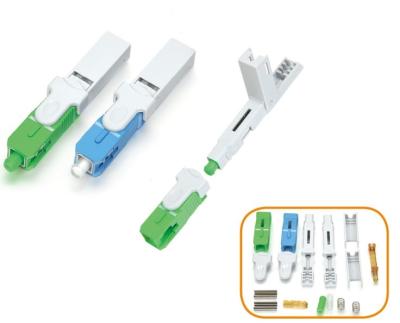 China FTTH FTTB FTTX Network Embedded Type Fiber Optic SC UPC Quick Connector, Quick Connector SC/APC, ST Quick Connector for sale