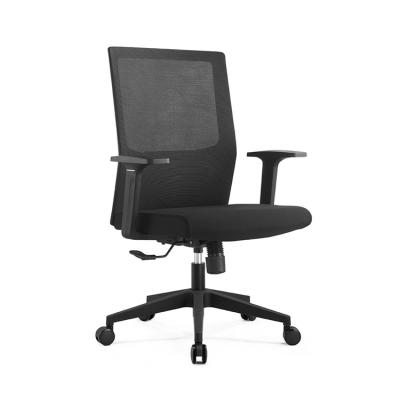 China Other Hot Selling Noise Blocking Office Official Products Nylon Base Black Frame Single Standing Staff Chair For Office Building for sale