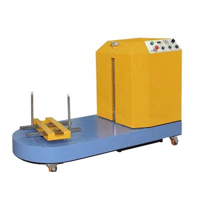 China Easy Working Automatic Airport Luggage Stretch Film Pallet Wrapping Machine for sale