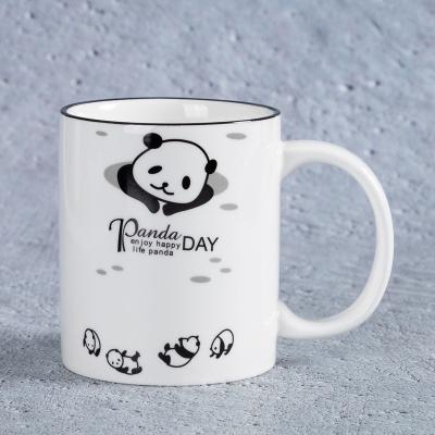 China Factory Customized Amazon Hot Selling Minimalist, Creative Panda Mug Ceramic Mugs for sale