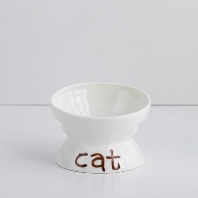 China Wholesale Multicolor Hand Painted Ceramic Pet Cat And Dog Bowl Manufacturer Customized Easy Clean for sale