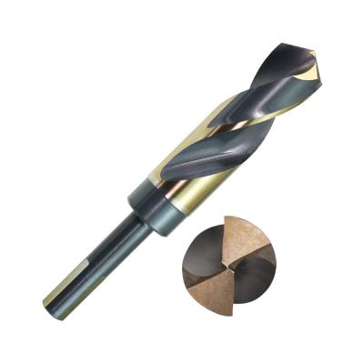 China Aluminum Metal Stainless Steel PVC Iron HSS Silver And Deming 1/2 Inch Shank Torsion Reduced Drill Bit For Metal for sale