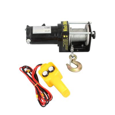 China AUTOMATIC 3000lbs 12V 24V off road electric winch for automobile for sale