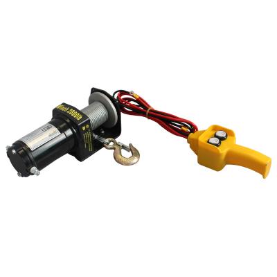 China AUTOMATIC Electric Pickup 2000lbs Crane Winch For Truck for sale