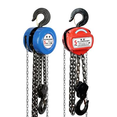 China Garment Shops HSC HSZ Triangle Hand Chain Block Hoist G80 Round Manual Chain Hoist for sale