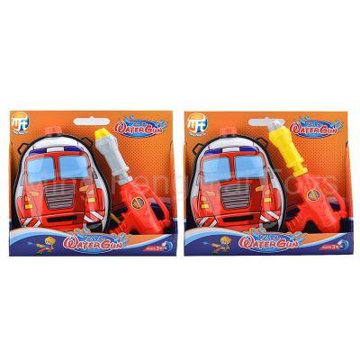 China Toy Factory Supply Powerful Water Gun Bag Toy Set Plastic Shooting Water Toy for sale