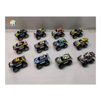 China Ride On Toy Die Cast 1:50 Pull Back Car New Toys 4 Wheel Vehicle Alloy Diecast Car Toys Alloy Quick Return Off Road Vehicle for sale