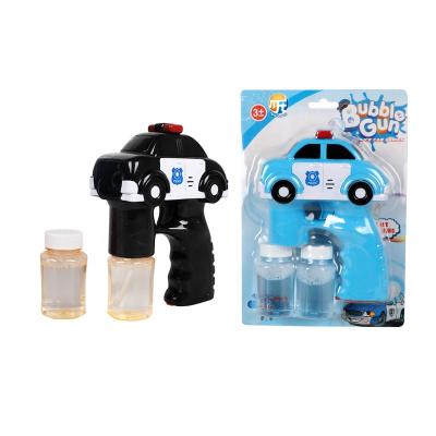 China Wholesale Plastic ABS Plastic Kid's Toy Police Car Series Hand Gun Bubble Material Gun Toy for sale