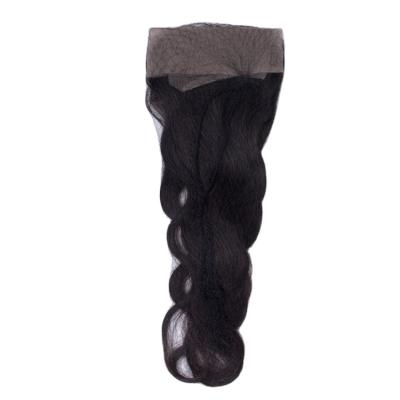 China Jerry Curl Lace Closure Hair 2*6 8-20 Inch Closure Piece Natural Middle Virgin Hair Extensions for sale