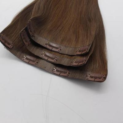 China Wigs 10A Grade 100% Cheap Brazilian Hair CIP PU In Skin Weft Clip In Remy Hair Extensions for sale