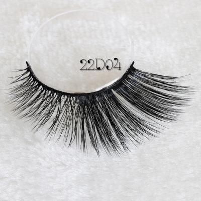 China Wholesale Imported Natural Makeup 3D Synthetic Fiber Long False Eyelash With Packaging for sale