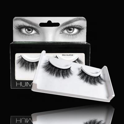 China Natural False Eyelashes Wholesale Cruelty Free Fluffy 6D Lash Strips For Private Label Korean Silk for sale