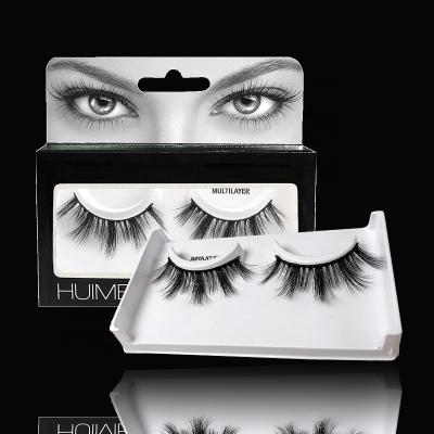 China Factory Natural False Luxury Cruelty Free Lashes 6D Synthetic Fiber Lashes For Private Label for sale