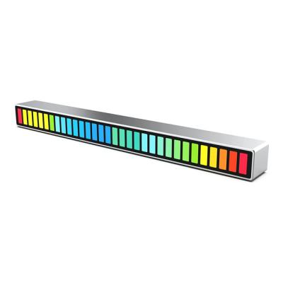 China Modern Rhythm RGB Control Voice Light Guide USB Interface Music Atmosphere Light Colorful Light Collecting Lamp for sale