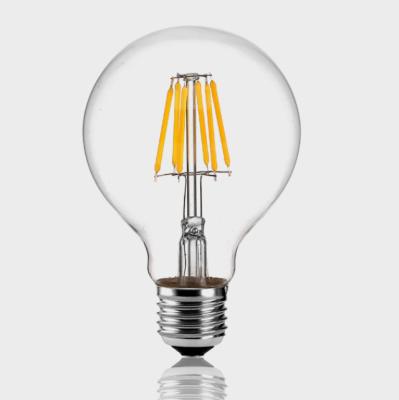 China Indoor/residential wholesale supplier 110v 220v 8w 800lm from china led filament lamp bulb for sale