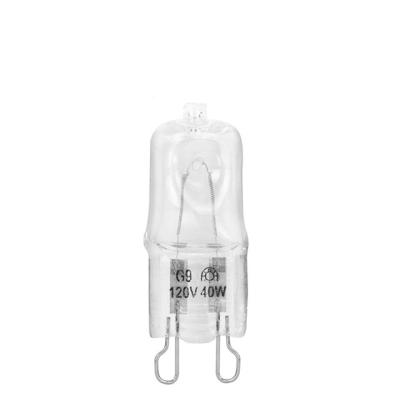 China G9 Iron Tungsten Halogen Lamp Bead 40w Transparent for sale