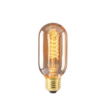 China Creative Iron T45 Vintage Tungsten Filament Lamp Filament Wound Light Bulb for sale