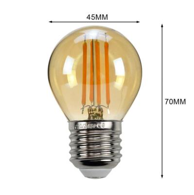 China Old Fashioned Coiled Iron Light Bulb ST64 E27 10W Indoor Light Bulb for sale