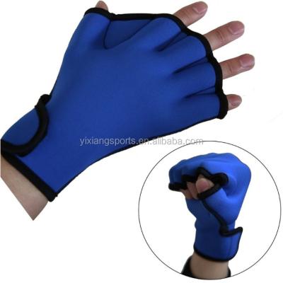 中国 Protective Customized Neoprene Swimming Gloves Sports Diving Gloves Swimming Duck Palm 販売のため