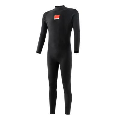 Cina 2021 Super Surfing Wetsuit Snorkeling Kayaking Diving Chest Zipper OEM 3MM Neoprene Wetsuit Men's Wetsuit Swimming in vendita