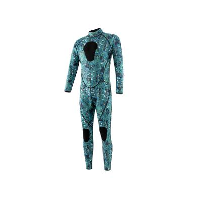 Cina Sale Wetsuit Snorkeling Kayaking Diving Camouflage Siamese Green Sleeve New 3MM Long Keep Warm Surfing Swimming Wetsuit For Man in vendita