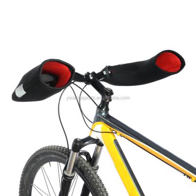 China Neoprene Mountain Bike Hands Warmer Cover Comfortable Winter Handlebar Mitts Cycling Gloves for sale