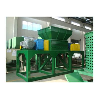 China Professional Double Shaft Shredder Machine 300 - 400 kg/h Wear resistant Steel for sale