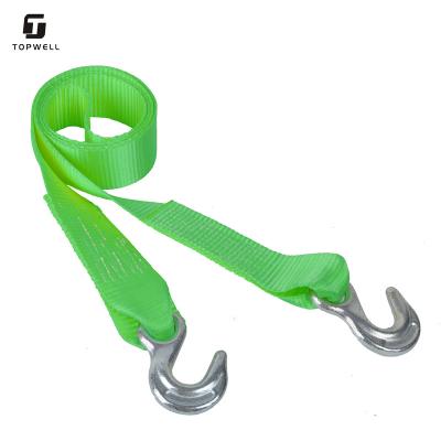 China 100% High Quality Tow Strap Tow Strap Bumper Polyester Tow Strap Heavy Duty Racing Car Trailer for sale