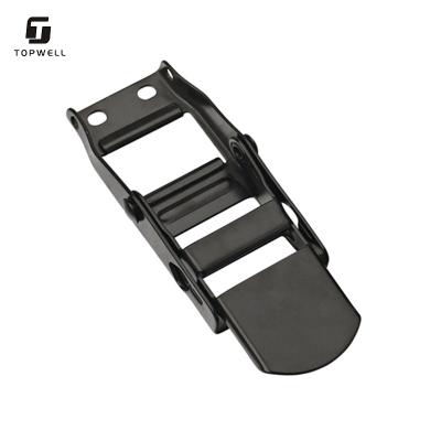 China Tie Down Truck Side Curtain Buckle Above Center Buckle With Lashing Strap For Loads Cargo Curtain Truck Side Tying Parts for sale