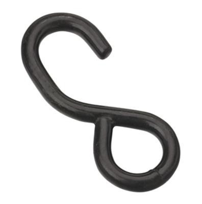 China Heavy Industry 25mm 800kg 1000kg 1500kg S Black Metal Hooks for sale