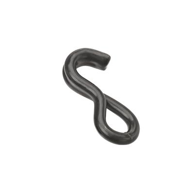 China Heavy Industry Heavy Duty S Hook Double 1 Inch 25 Mm Black S Hook Double J Hook for sale