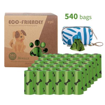 China New Design Sustainable Degradable Scented Eco Friendly Biodegradable Waste Bag Cornstarch Dog Poop Bag Bio for sale