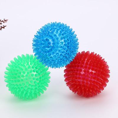 China Stocked Squeaky Ball Squeaky Dog Toys Teeth Cleaning Ball Halloween Dog Toy for sale