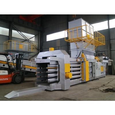 China machinery & Best price hot sale hardware automatic horizontal carton packing press machine, waste paper scrap packing press machine for sale