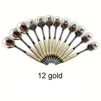 China Hot Selling 12 Pack Nylon Soft Tip Iron Darts For Safe Dart Games for sale