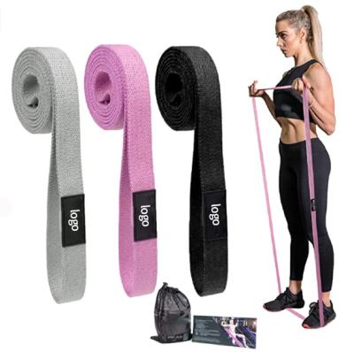 China Amazon Hot Sale Bodybuilding Long Booty Resistance Cloth Resistance Bands Cloth Band for sale