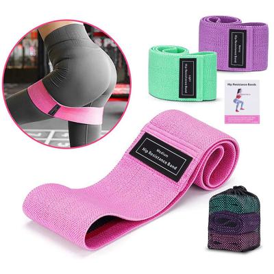 China Bodybuilding Women Home Fitness Cloth Booty Bands Hip Circle Anti Slip Exercise Resistance Bands for sale