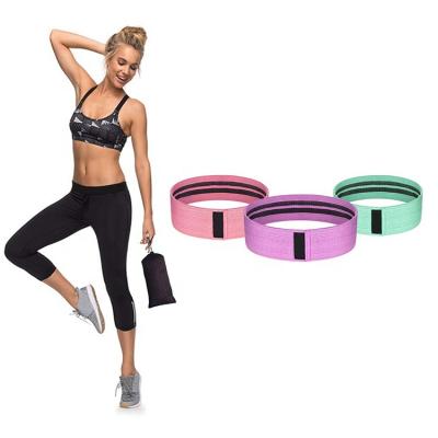 China Custom Bodybuilding Exercise Band Set Fitness Hip Resistance Bands for sale