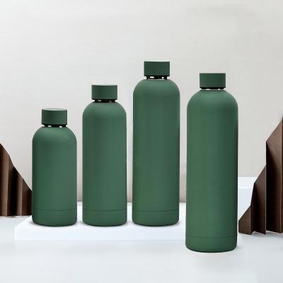 China 2022 New Products 1000ml Sustainable Water Bottle Double Wall Vacuum Insulated 18/8 Stainless Steel Powder Coated Travel Flask for sale