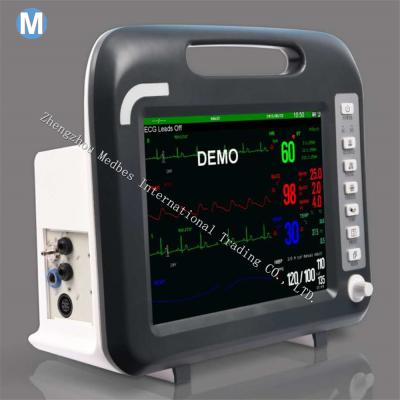 China 12 inch Portable Monitor Medical Equipment 6 Parameter Patient Monitor for sale