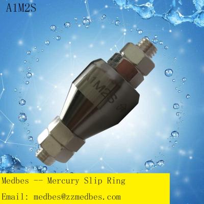 China Single Pole 10A Mercury Conductive Slip Ring Low Conductive Rotary Connector Maintenance-Free Slip Ring A1ms for sale