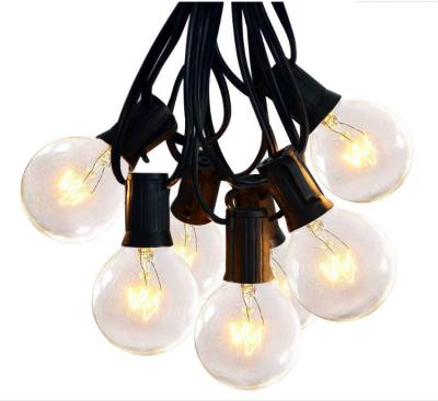 China High Quality Indoor Outdoor Led Light Tungsten G40 String Light Christmas Holiday Decoration String Light for sale