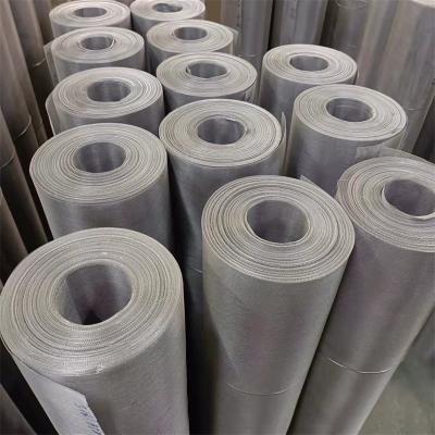 China Factory Price Plain Weave Stainless Steel Wire Woven Filter Mesh Plain Weave Stainless Steel Mesh Stainless Steel 1 Micron Screen Mesh for sale