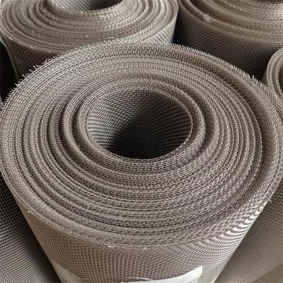 China Hot Selling Braided Plain Weave Stainless Steel Wire Mesh Wide Screen for sale