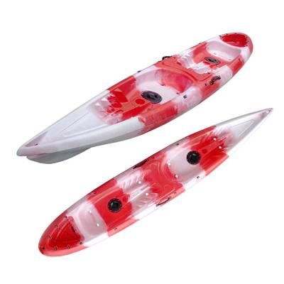 China Heavy Duty Modular Kayak OEM ODM Canoe Fishing Kayak Tandem With Paddle Double Seat for sale