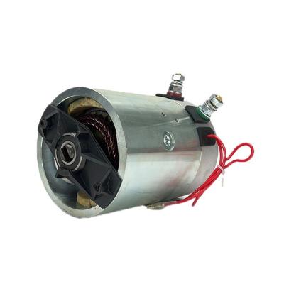 China Waterproof Brand new tested CW 12V 1.6KW Tailboard Hydraulic DC Motor With Brush for car power unit for sale